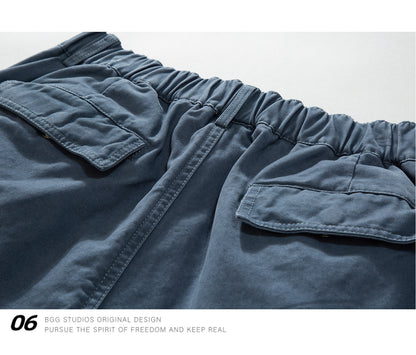 Cotton Cargo Pants – Angled Pockets & Wide Leg | Yamalinclothes