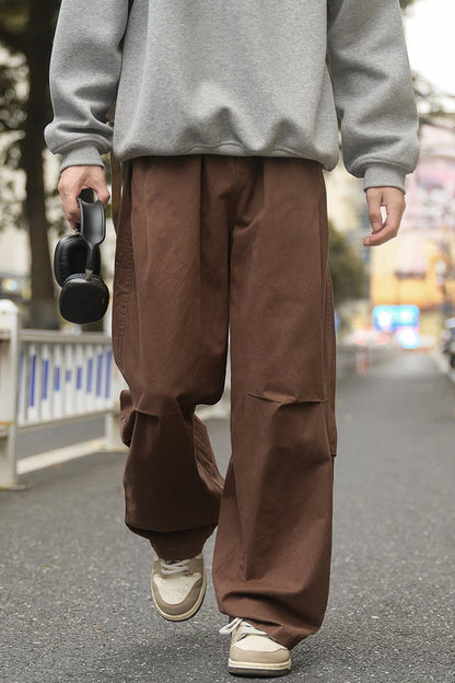 Cotton Utility Pants – Washed Finish & Panel Seams | Yamalinclothes