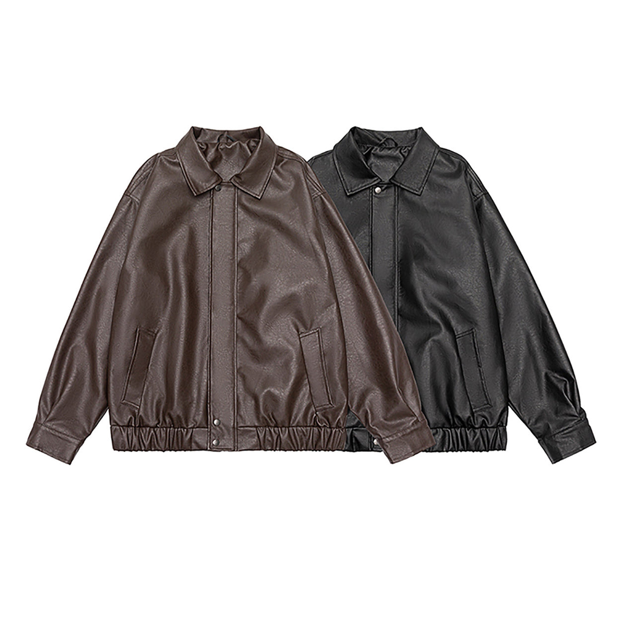 American Vintage Warm Earth-Tone Cargo Jacket – Relaxed Men's Spring Autumn Coat