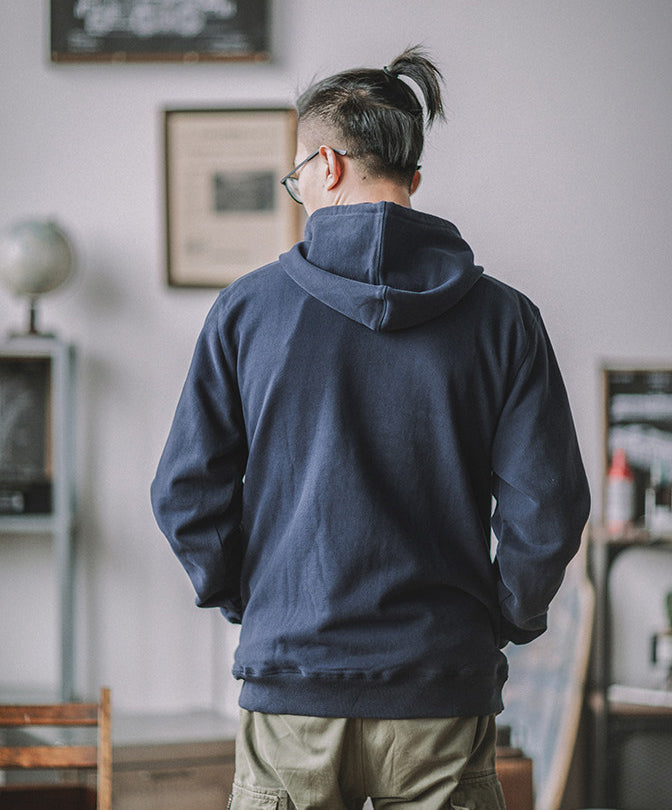 Heavy Zip Hoodie – American Retro Military Print Workwear Thickened Unisex – hoodie | japanese streetwear | vintage workwear | unisex | Yamalinclothes