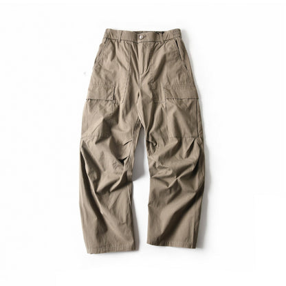 Washed Wide-Leg Multi-Pocket Work Pants – American Vintage Loose Unisex – Japanese vintage | fall outfits 2026 | fall winter outfits | classy winter outfits | lazy comfy outfits | japanese streetwear | vintage workwear | yamalin clothes | Yamalinclothes