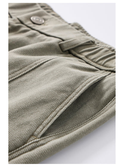 Spring New Cotton Japanese Ami Clicker Straight Cargo Pants Men's Trendy Wide-Leg Slacks | Japanese vintage | yamalin clothes | Yamalinclothes