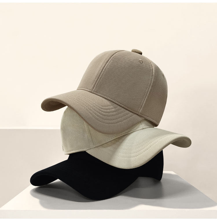Solid Color Hard Brim Baseball Cap – Cotton Adjustable Unisex Sun Hat – cap | japanese streetwear | vintage workwear | unisex | Yamalinclothes