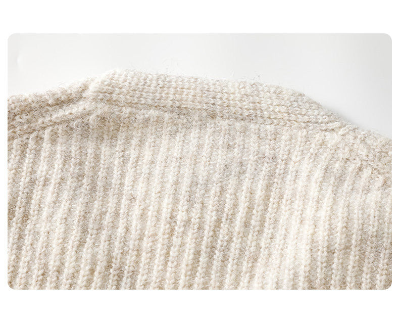 Japanese Woolen Knit Cardigan – Lazy Style Men's Sweater – Japanese vintage | yamalin clothes | Yamalinclothes