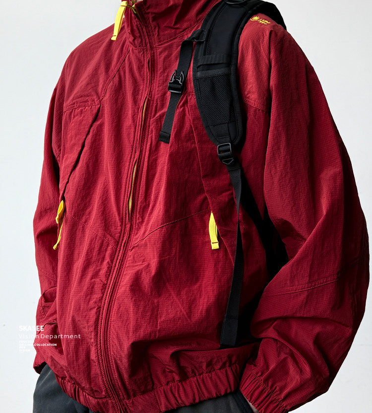 Quick-Dry Stand-Collar Outdoor Jacket – Mountain Oversized Unisex – Japanese vintage | fall outfits 2026 | fall winter outfits | classy winter outfits | lazy comfy outfits | japanese streetwear | vintage workwear | yamalin clothes | Yamalinclothes