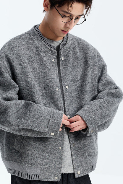 100% Wool Double-Faced Wool Jacket – Japanese Loose Unisex – Coats Jackets | japanese streetwear | vintage workwear | unisex | Yamalinclothes