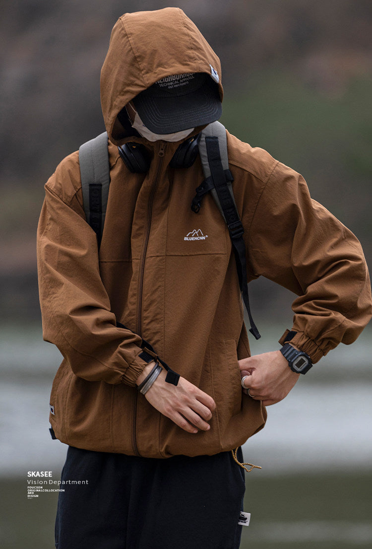 Waterproof Hooded Outdoor Workwear Jacket – Mountain Oversized Unisex