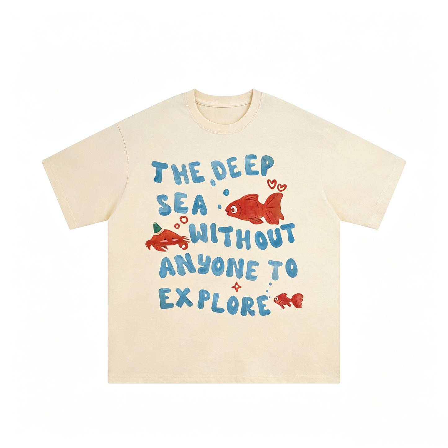 Alphabet Cartoon Print Loose T-Shirt – Vintage Unisex Casual Streetwear – Japanese vintage | yamalin clothes | Yamalinclothes
