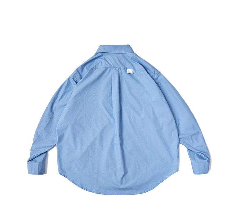 Japanese Retro Outdoor Multi-Pocket Tooling Shirt – Loose Long-Sleeve Unisex Cityboy Top – Japanese vintage | yamalin clothes | Yamalinclothes