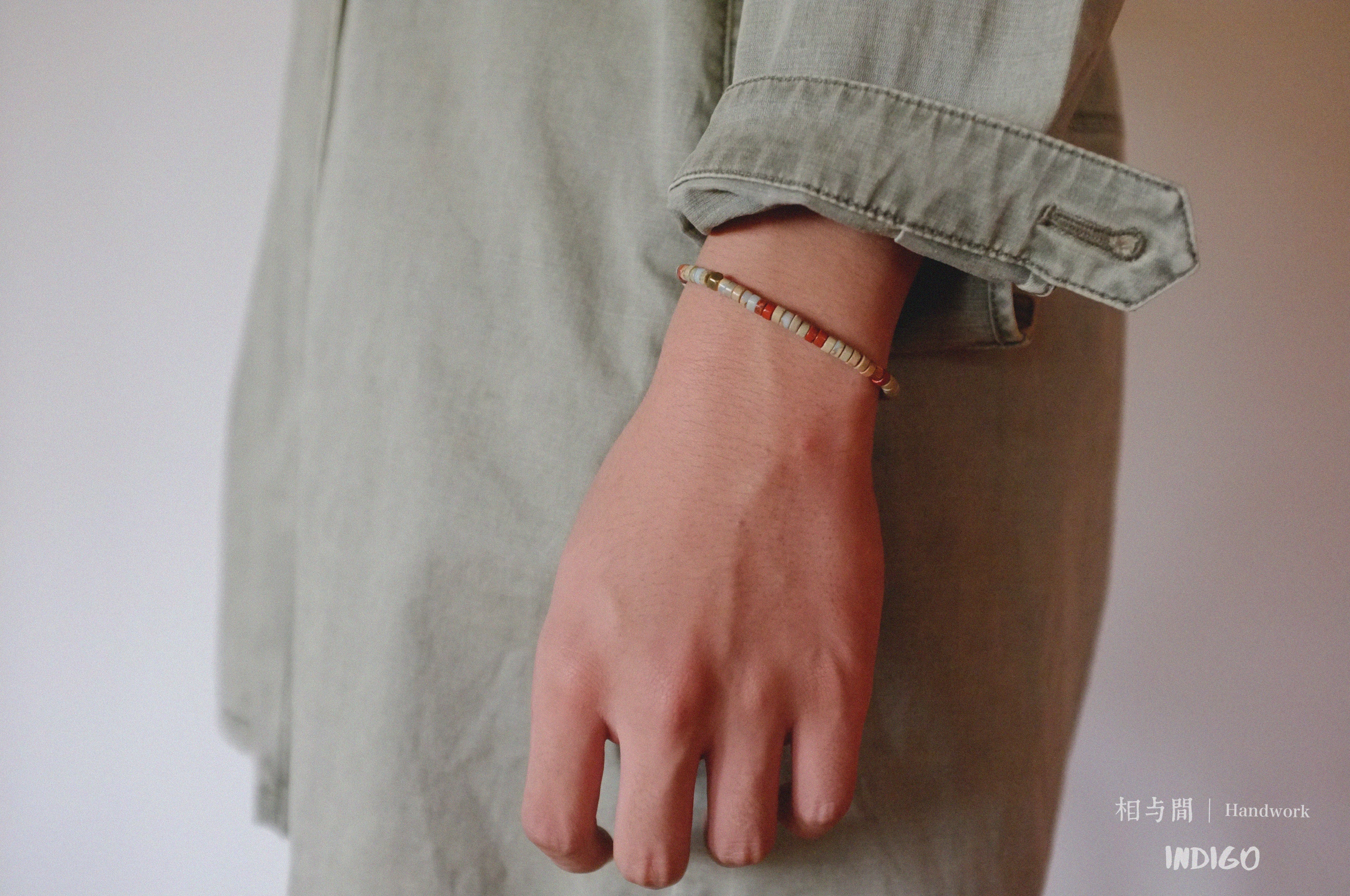 Original Natural Brown Series Shoushan Stone Niche Personality Couple Bracelets Brass Artistic Bracelets