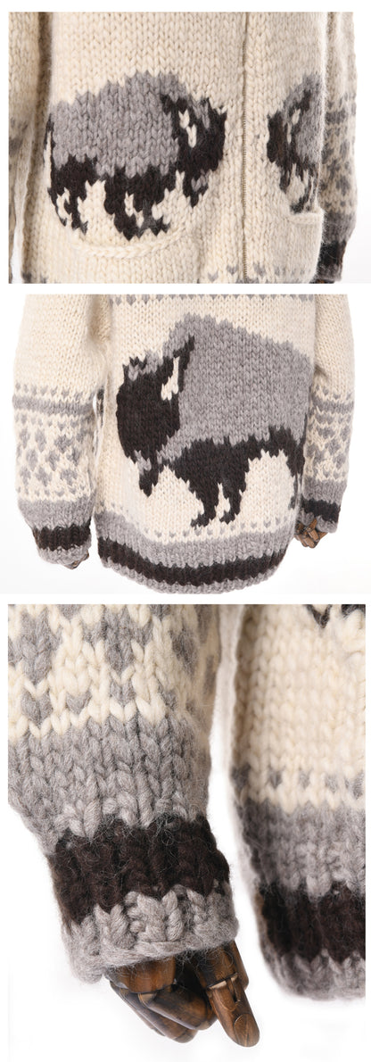 Vintage Neutral Waffle-Knit Long Sleeve Shirt – Spring/Autumn Unisex Casual