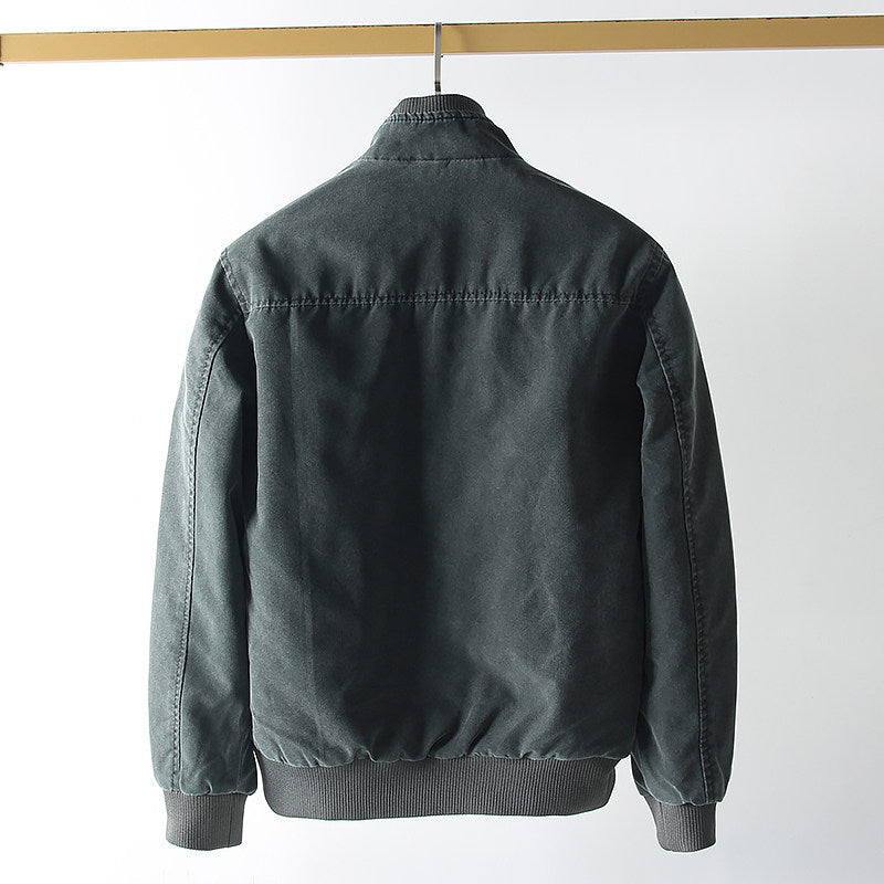 Quilted Stand-Collar Cotton Jacket – Light Warm Oversized Unisex – Japanese vintage | fall outfits 2026 | fall winter outfits | classy winter outfits | lazy comfy outfits | japanese streetwear | vintage workwear | yamalin clothes | Yamalinclothes