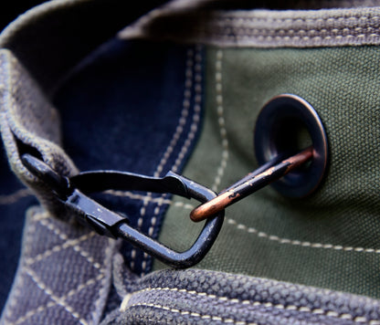 صناعة ثقيلة، قماش سميك، وصلات قماش بايجيا، حقيبة كتف واحدة، حقيبة كروس، حقيبة بائع جرائد، حقيبة كاجوال للرجال والنساء 8700