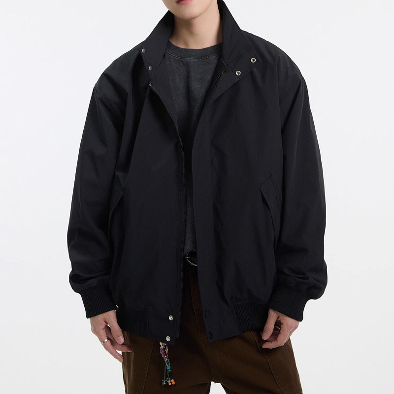 Autumn and winter American flying Harrington jacket men's stand-up collar baseball couple khaki cleanfit padded jacket | Japanese vintage | yamalin clothes | Yamalinclothes