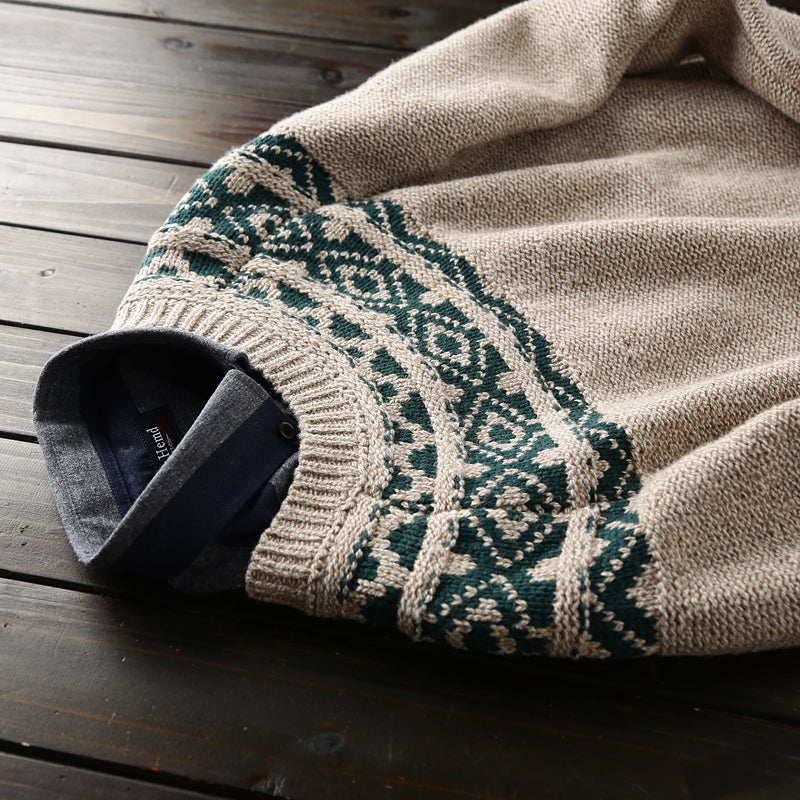 Heavy news! Small amount without supplement! Fine wool! Italian single foreign trade men's clothing cut label tail goods thick sweater jacket