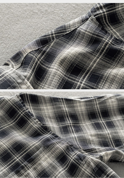 Plaid Shirt – Relaxed Fit & Chest Pocket | Yamalinclothes