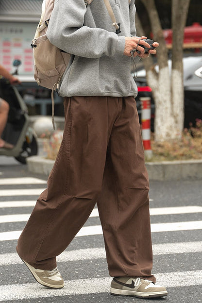 Cotton Utility Pants – Washed Finish & Panel Seams | Yamalinclothes