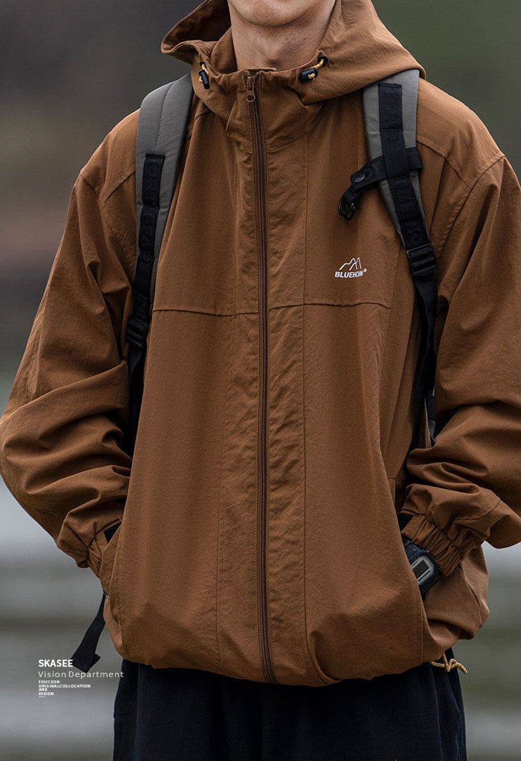 Waterproof Hooded Outdoor Workwear Jacket – Mountain Oversized Unisex