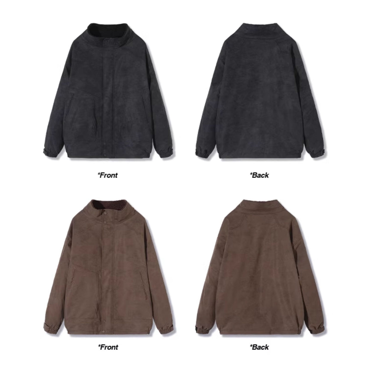 American vintage brown jacket for men, spring/autumn Merrad fleece-lined thickened loose motorcycle couple jacket – Japanese vintage | yamalin clothes | Yamalinclothes