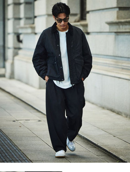 Outdoor Retro Hunting Corduroy Jacket - Water-Repellent Multi-Pocket Coat (Unisex)