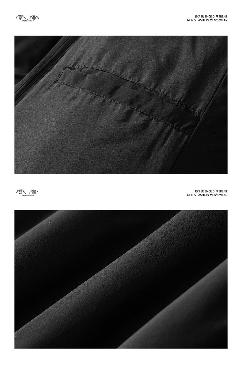 Two-Piece White Duck Down Jacket – Designer Split-Style Winter Coat (Unisex)