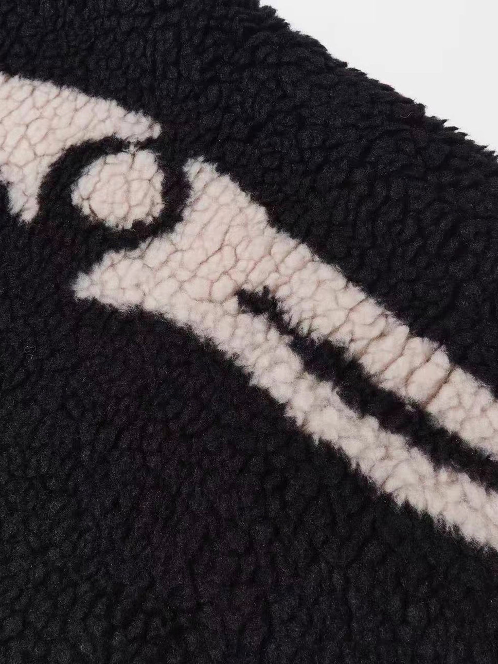 KAPITAL Lamb‑Wool Bone Pattern Pants – Japanese Retro Warm Unisex Trousers