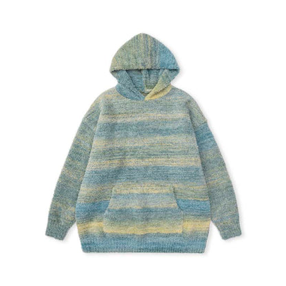 Medria Unisex Retro Colorful Hoodie - Guochao Loose Lazy Style Warm Sweatshirt