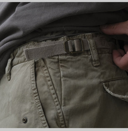 Washed Straight-Leg Cargo Pants – Heavyweight Vintage – Pants | japanese streetwear | vintage workwear | unisex | Yamalinclothes