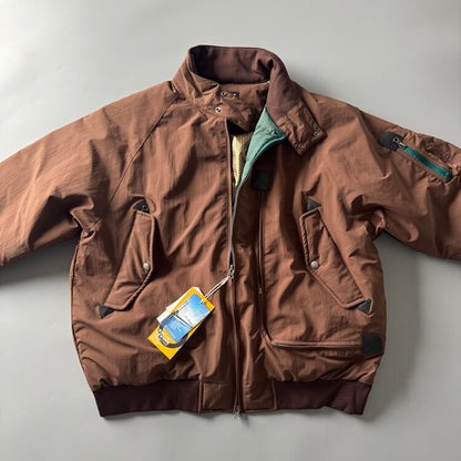 90% Duck Down Harrington Stand-Collar Jacket – Japanese Retro Thickened Unisex