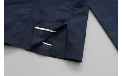 French Workwear Chore Jacket – Japanese Casual Round Neck Overshirt Men – Japanese vintage | yamalin clothes | Yamalinclothes