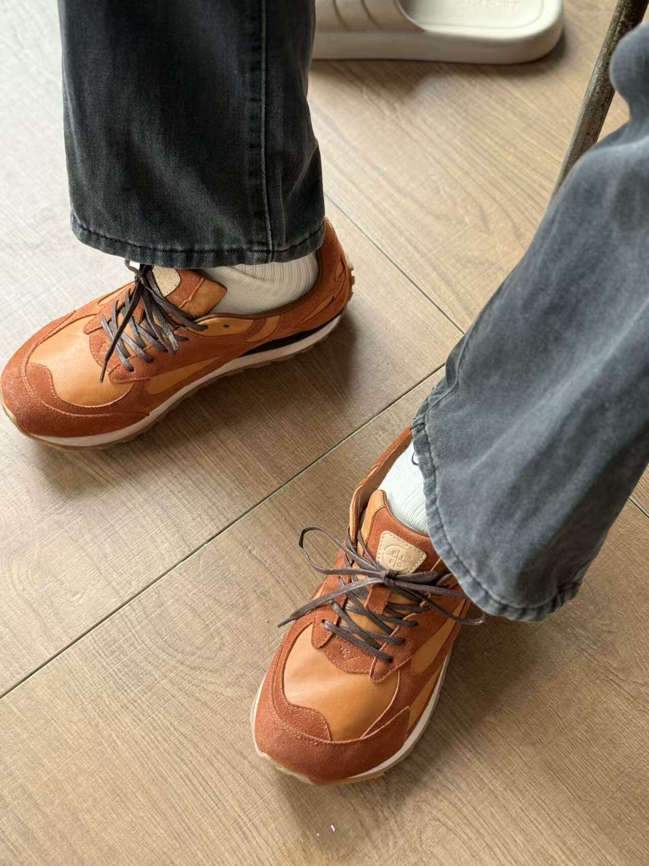 Vintage Distressed Washed Thick-Sole Training Sneakers – Breathable Casual Shoes for Men | Japanese vintage | yamalin clothes | Yamalinclothes