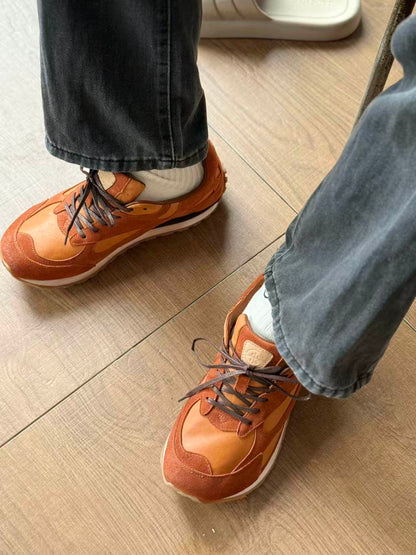 Vintage Distressed Washed Thick-Sole Training Sneakers – Breathable Casual Shoes for Men | Japanese vintage | yamalin clothes | Yamalinclothes