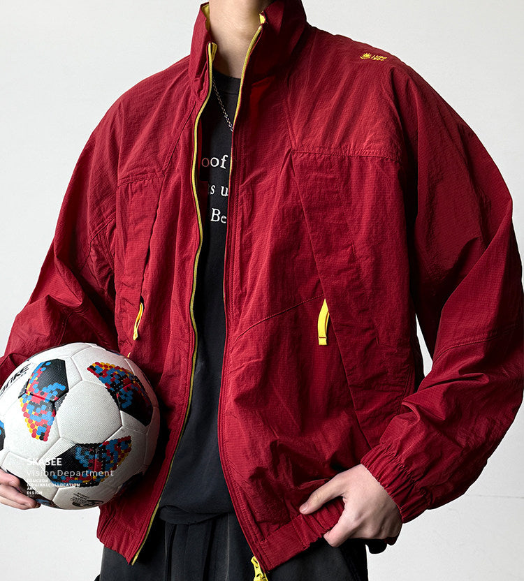 Quick-Dry Stand-Collar Outdoor Jacket – Mountain Oversized Unisex – Japanese vintage | fall outfits 2026 | fall winter outfits | classy winter outfits | lazy comfy outfits | japanese streetwear | vintage workwear | yamalin clothes | Yamalinclothes