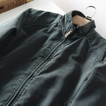 Quilted Stand-Collar Cotton Jacket – Light Warm Oversized Unisex – Japanese vintage | fall outfits 2026 | fall winter outfits | classy winter outfits | lazy comfy outfits | japanese streetwear | vintage workwear | yamalin clothes | Yamalinclothes