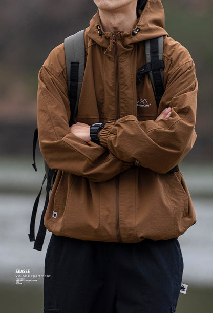 Waterproof Hooded Outdoor Workwear Jacket – Mountain Oversized Unisex