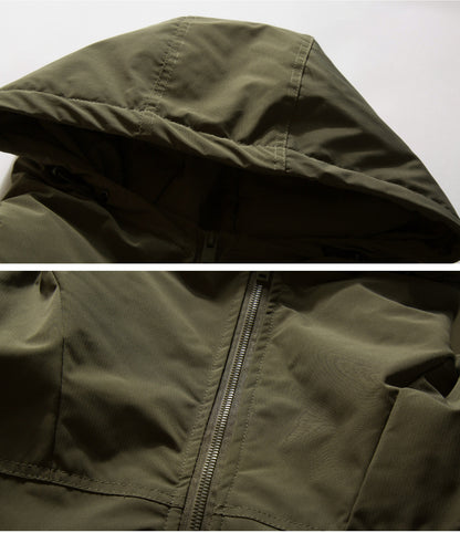 90% Down Hooded Puffer Jacket – Men's Oversized Short Warm Coat – Japanese vintage | yamalin clothes | Yamalinclothes