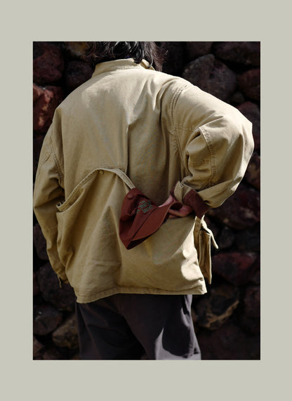 FW25 USAGE Hunting Jacket - Yamalin Heavy Year Washed Cotton Barn Hunting Silhouette Jacket