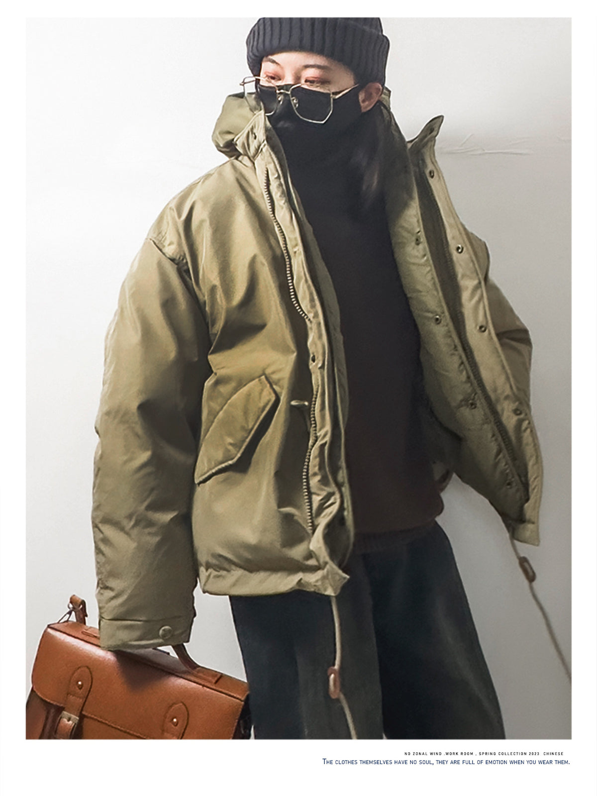 Hooded Padded Jacket – Oversized Drawstring Fit | Yamalinclothes