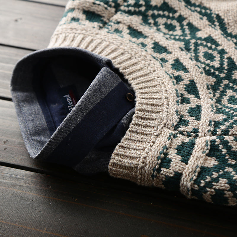 Heavy news! Small amount without supplement! Fine wool! Italian single foreign trade men's clothing cut label tail goods thick sweater jacket