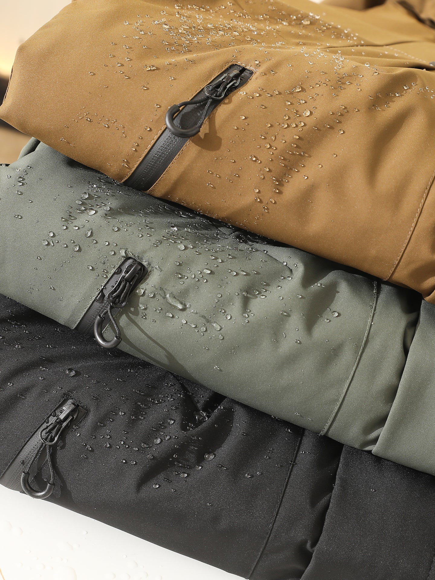 Men's Plus Size Euro-American Style Winter Jacket - Windproof Waterproof Hooded Thickened Cotton Coat