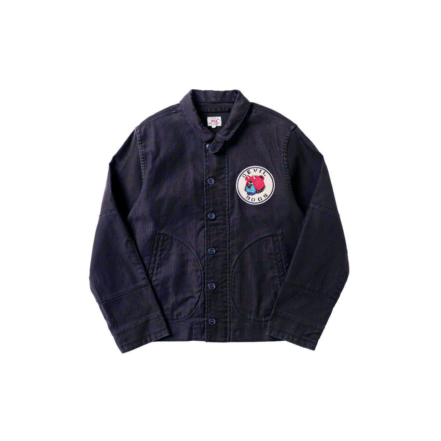 Heavy Washed Vintage N1 Deck Jacket Jungle Cloth Hellhound Jacket Turn-down Collar Retro Khaki