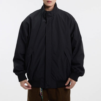 Autumn and winter American flying Harrington jacket men's stand-up collar baseball couple khaki cleanfit padded jacket | Japanese vintage | yamalin clothes | Yamalinclothes