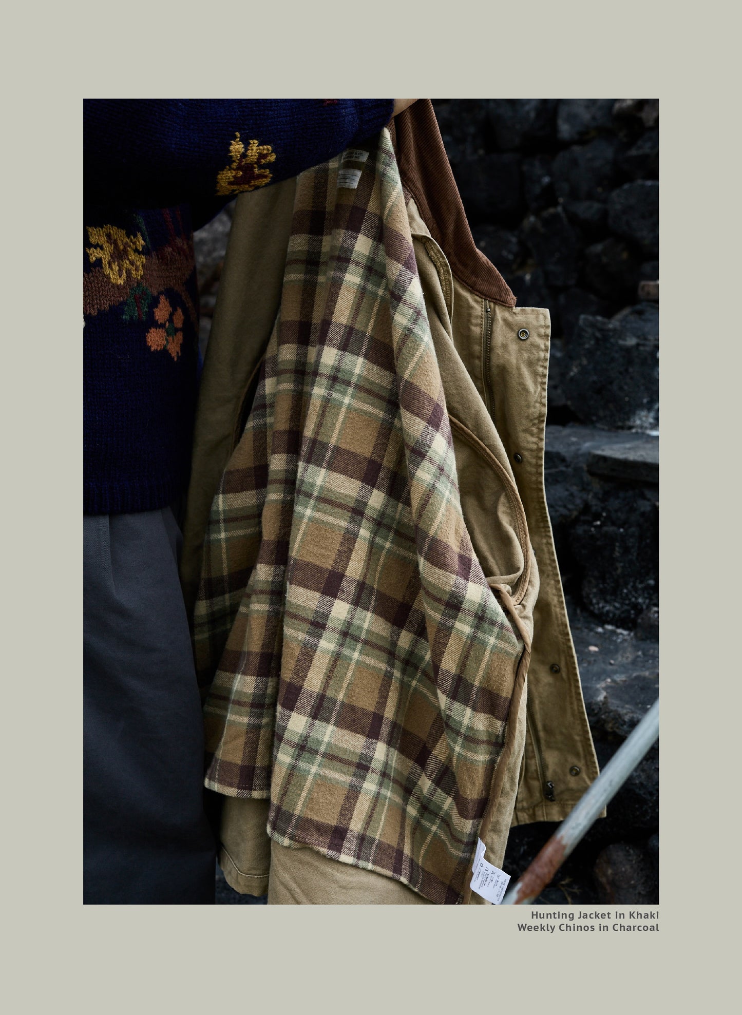 FW25 USAGE Hunting Jacket - Yamalin Heavy Year Washed Cotton Barn Hunting Silhouette Jacket