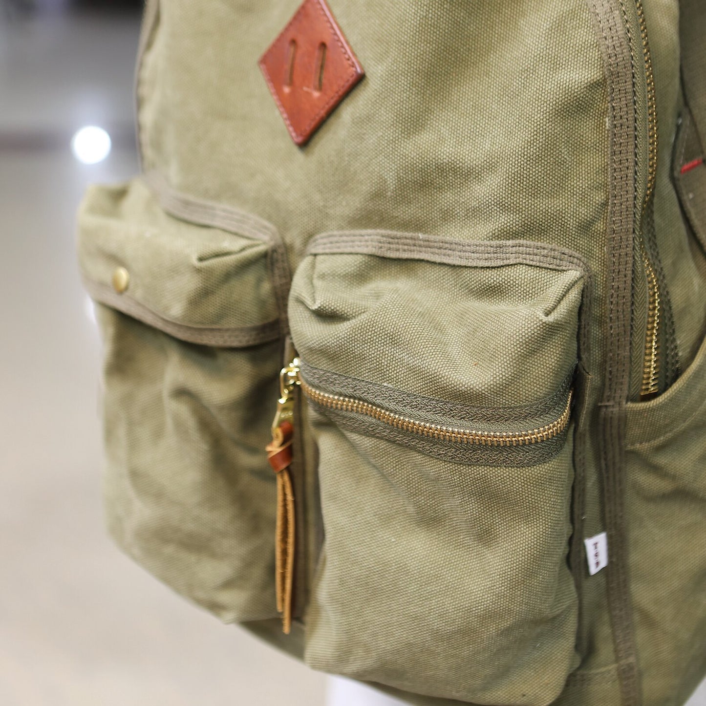 WWII Military Canvas Backpack – 20oz Heavyweight Vintage – Japanese vintage | yamalin clothes | Yamalinclothes