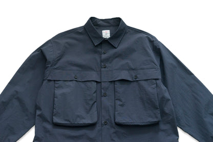 Japanese Cargo Long Sleeve Shirt – Loose Retro Multi-Pocket Outdoor Overshirt – Japanese vintage | yamalin clothes | Yamalinclothes