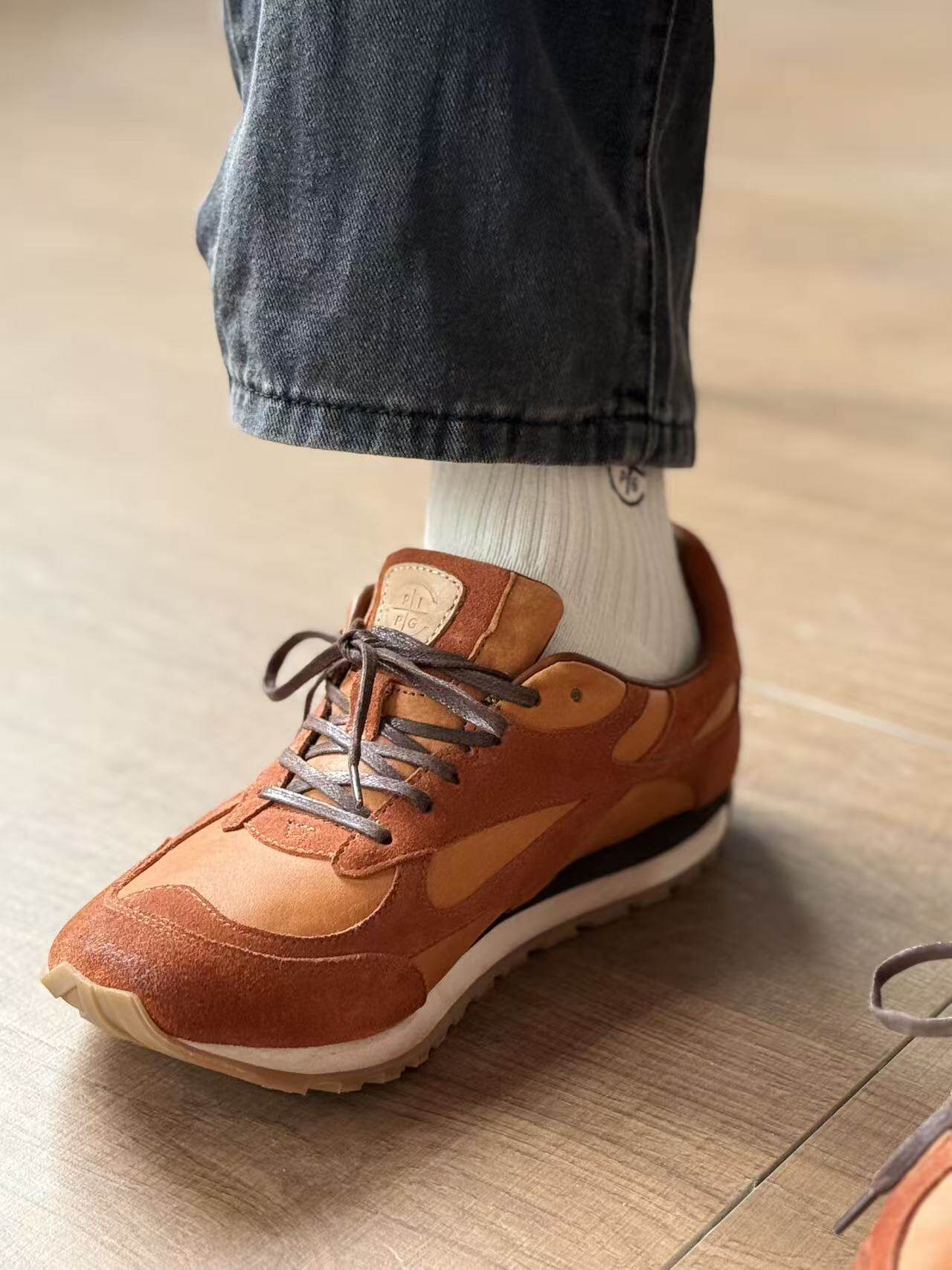 Vintage Distressed Washed Thick-Sole Training Sneakers – Breathable Casual Shoes for Men | Japanese vintage | yamalin clothes | Yamalinclothes