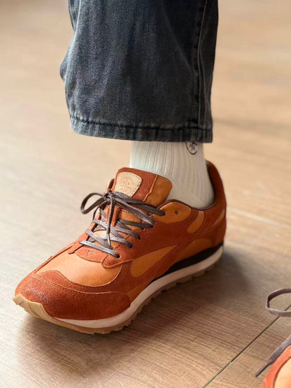 Vintage Distressed Washed Thick-Sole Training Sneakers – Breathable Casual Shoes for Men | Japanese vintage | yamalin clothes | Yamalinclothes