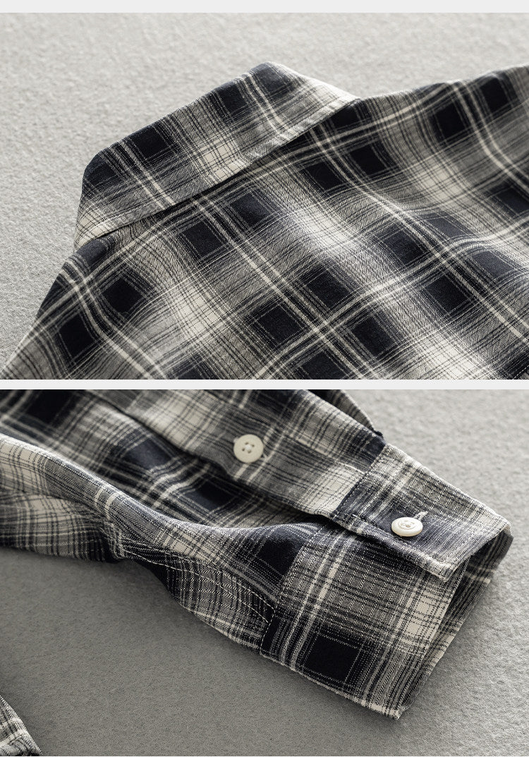 Plaid Shirt – Relaxed Fit & Chest Pocket | Yamalinclothes