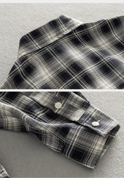 Plaid Shirt – Relaxed Fit & Chest Pocket | Yamalinclothes