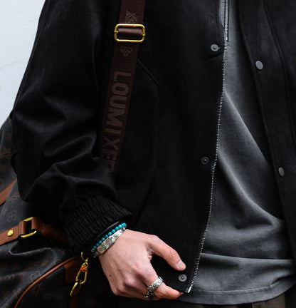 Suede Harrington Jacket – American Vintage Oversized Unisex – Japanese vintage | fall outfits 2026 | fall winter outfits | classy winter outfits | lazy comfy outfits | japanese streetwear | vintage workwear | yamalin clothes | Yamalinclothes